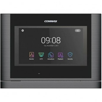 Абонентский монитор COMMAX CDV-704MF/VZ Grey Black Smog